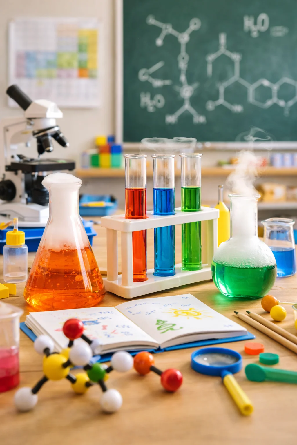 Mini chemik — vědecké experimenty